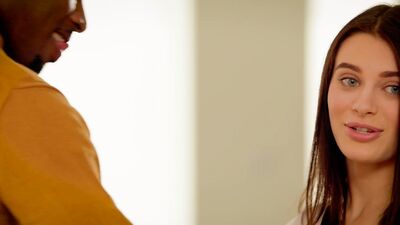 BLACKED First BBC for stunning Brunette