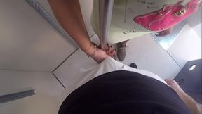 Milf touch my dick in Public Train in Mexico