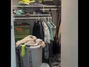 Daddy bear takes a shower and gets dressed for the day