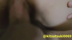 Asian nurse grinds on cock in cowgirl with giant tits