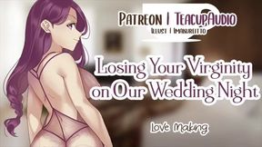 Unforgettable Wedding Night: A Journey of Firsts (F4M) - Sensual Audio Experience