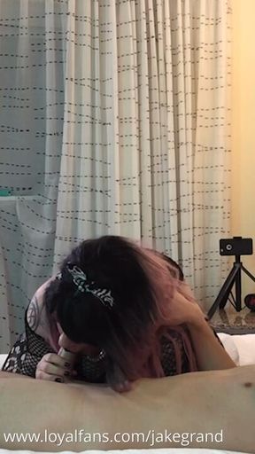 Goth Sissy Jade Madison Deepthroating Dick - Compilation 2