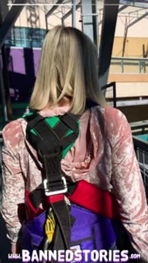 Blonde Sky Pierce Public Sex after Showing Pussy to Crowd POV