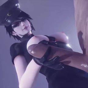 Bayonetta Jacking A Lucky Guy Off