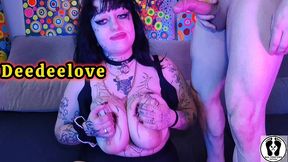 lustful blowjob ends with cumshot on nose