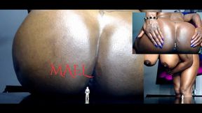 Tiny Oily Anal-Fyxiation : Unaware Giantess Ass Smothering - Giantess Mael