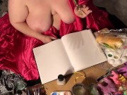 Boobs Ross - Demon Eating a Sandwich Speed Sketch