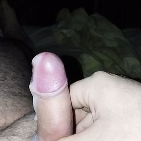 Handjob with small cock.