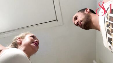 SophiaMayy FAKES being a Personal Trainer to seduce stranger into fucking her in home gym!