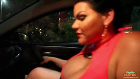 Big Titty Latina Angelina Castro Gives a BJ!