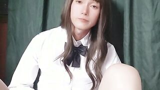 女装子オナニ－Japanese crossdresser taunting