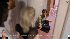 Horny Nerdy Chick Blowjob - the Spellbook Ntr #17 Animated Porn Game