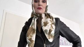 Beautiful Silk Headscarves Fashion Show, JOI, Lady Victoria Valente