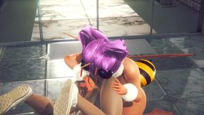 dark stalker hentai - q-bee fucked like a bitch - japanese asian manga anime film game porn
