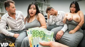 Hot Asian cutie gets pounded in steamy dinner scene