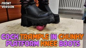 Chunky LAMODA Boots Hard Crush Cock and Balls - (Front Version) - Tamystarly - Trample, CBT, Bootjob, Trampling, Shoejob, Stomping