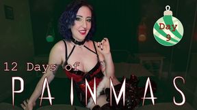 DAY 9 - 12 DAYS OF PAINMAS - Christmas CBT & Pain Play Slave Tasks by Miss Faith Rae with BDSM Instructions & Femdom POV - HD 1080p MP4