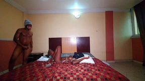 threesome with an african slut from namibia