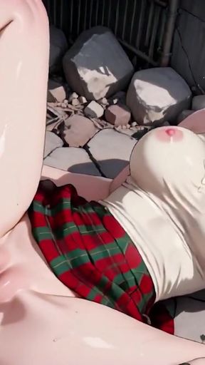 Horny Yellow-Top Waifu Begs for Hotel Mouth Creampie She Can't Resist   Clip 1