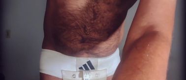 Jockstrap, Horny, Double Cumshot