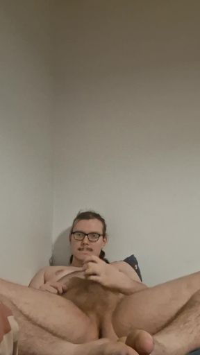 Student boy undressed and jerks off