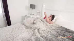 Busty mature milf catches hubby jerking off