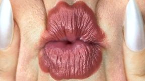 Archive: Natural Lips Mouth Examination - Lips, Tongue & Teeth Close-Up