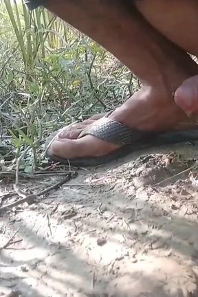 Cumshot Compilation in Outdoor