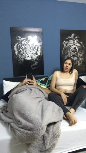 I fuck my two friends, they make delicious moans.