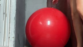 Play with physically on balcony