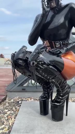 Futuristic Female Robot