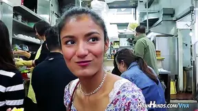 Passionate Slender Latina Teen Gets Fingered & Fucked by Stranger