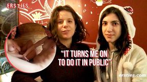 Agave & Magena Do Lesbian Things In The Sauna For All To See