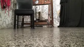 Ugly BDSM 3 Mistress Megan spank her sub with marks