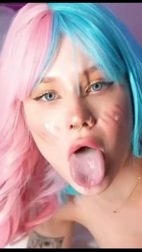 Telegram babe teases with dirty messages 📱💦