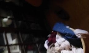 Blonde Crossdresser Swallows Huge Load from Older Man