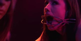 Gorgeous Italian hottie gets rough fucked by a guy with a long dick