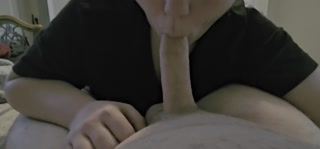 Beautiful cumslut sucking daddies cock