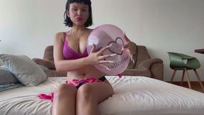 Being naughty with my balloons