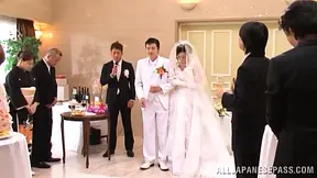 Passionate Japanese Bride Shares Her Body With Multiple Men Post-Ceremony