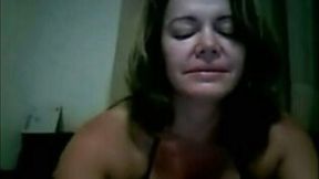 Short haired Brazilian webcam nympho flashed me half tanned titties