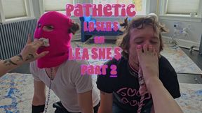 Pathetic losers on leashes part 2