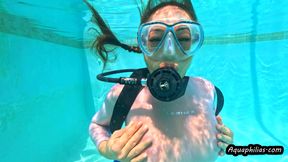 Aquaphilias- Nyssa Nevers- Her First SCUBA Lesson
