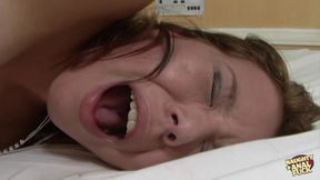 Sweetly Submits Her Stockings and Lovely Tushy for Hard Anal