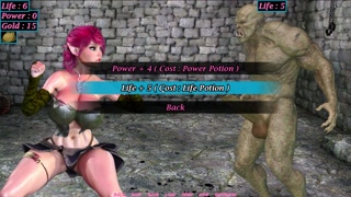 Dungeon Slaves: Busty princess doing a realy good blowjob