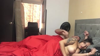 My boss discovers me touching me and ends up fucking me delicious doggy style