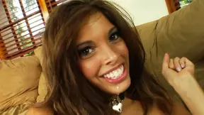 Amazing Legs - Brunette Morgan Dayne loves her friend's big cock