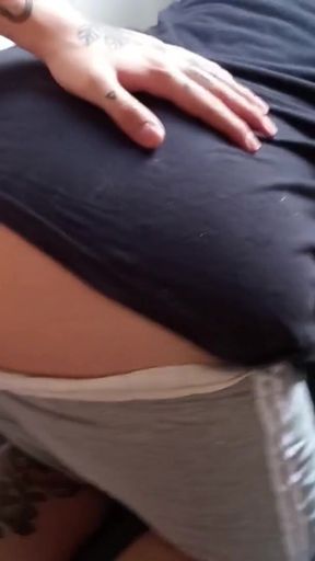 Must-see moment from &quot;Sexy yoga instructor pulls her leggings down just a little because she wants to get fucked&quot;