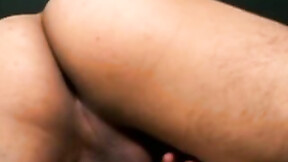 Latino girl David jerked his meat & screwed his sex toy