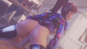Anime 3D Date Ends with Evil Audio and Big Boob Thigh Job